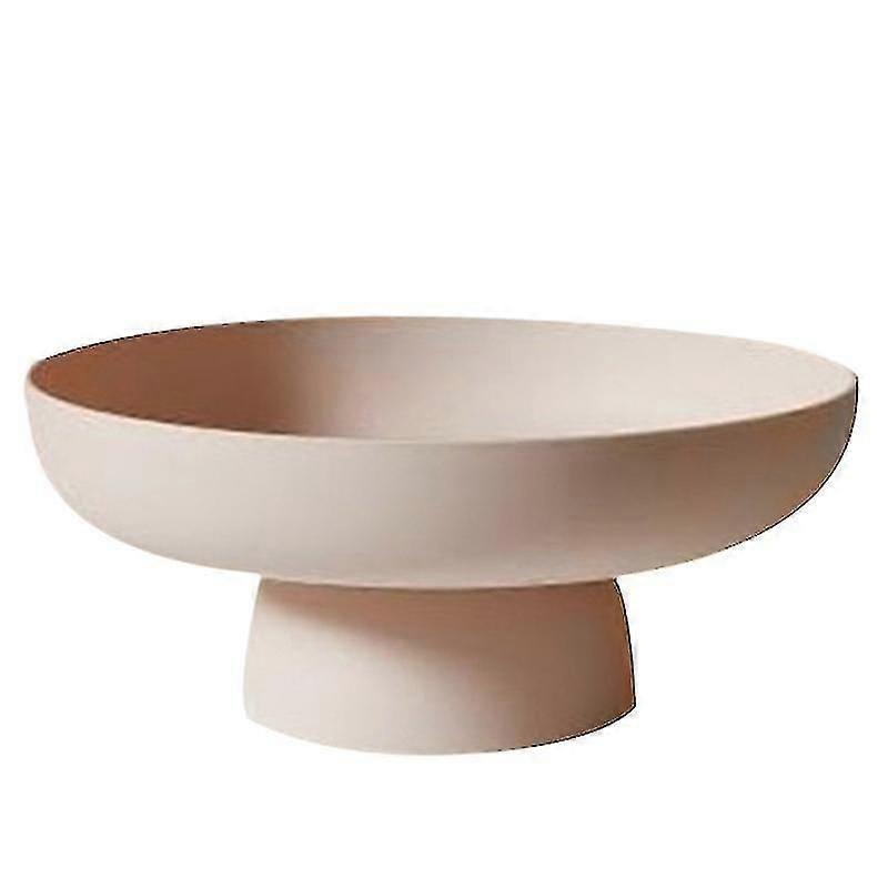 Fruit Dish Round Drain Fruit Basket Modern Style Container For Kitchen Counter Table Centerpiece