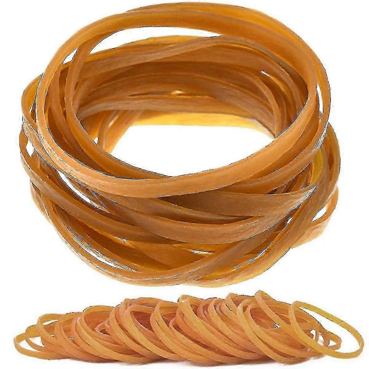 Rubber Bands 100pcs Stretchable Rubber Elastics Bands General Purpose Elastic Stretchable Bands Sturdy Rubber Bands For