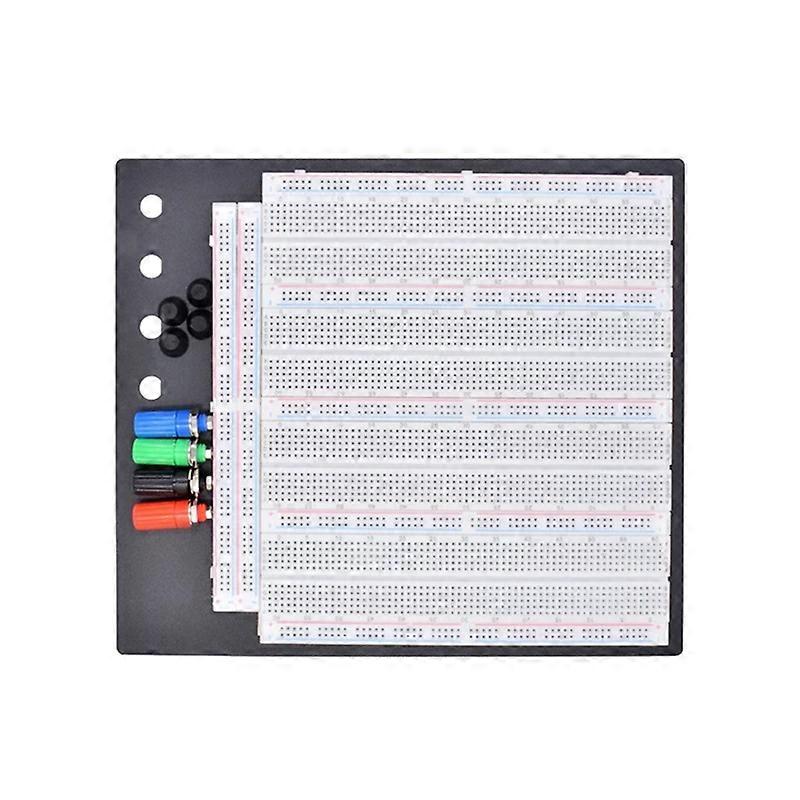 No Welding Solderless Breadboard Plate 3220 Tie-Points Test Circuit Board -208 4Pcs 830 Points