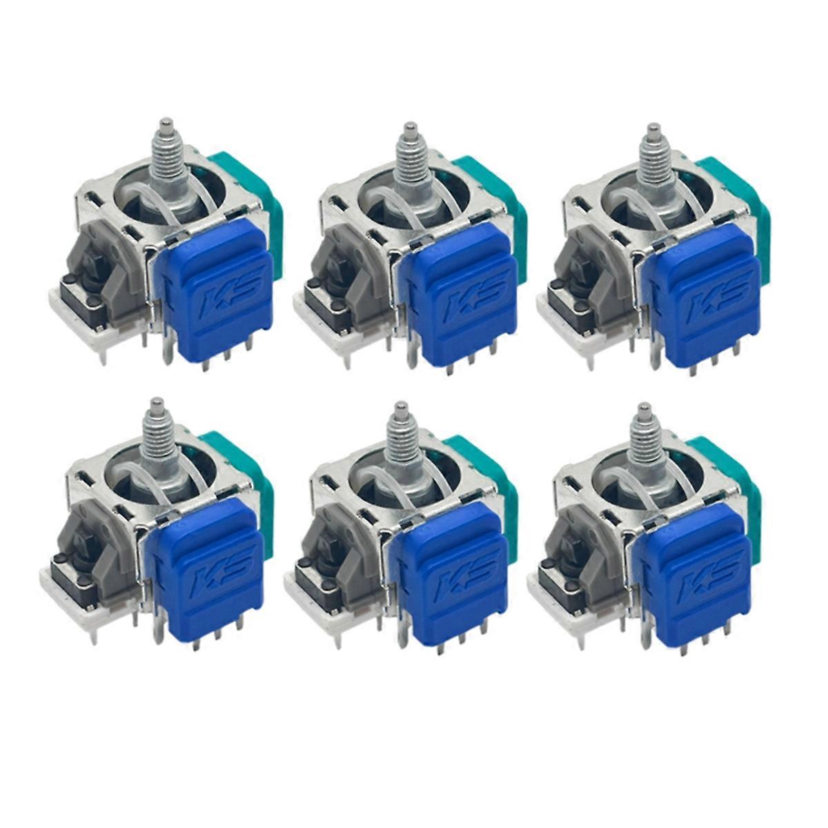 6PCS TMR Elektromagnetischer Joystick für Elite 2 Gamepad Upgrade TMR Joystick 3D Analog Thumbstick Controller