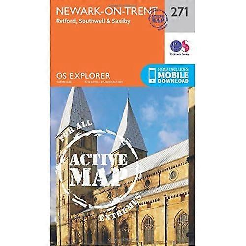 OS Explorer Map Active (271) Newark-on-Trent (OS Explorer Active Map)