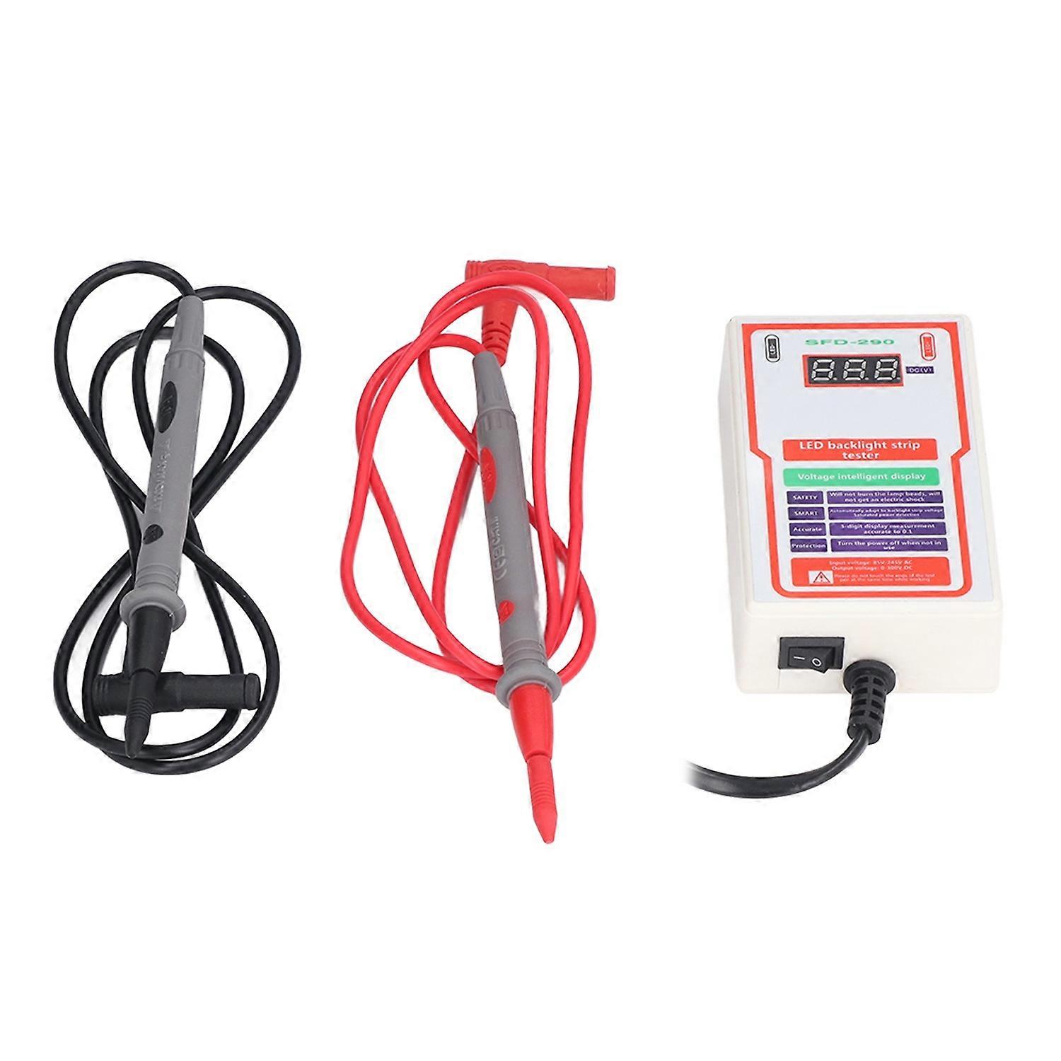 LED TV Backlight Tester 0 to 300V Range Professional LED Lamp Bead Tester with LCD Display 85‑265V U