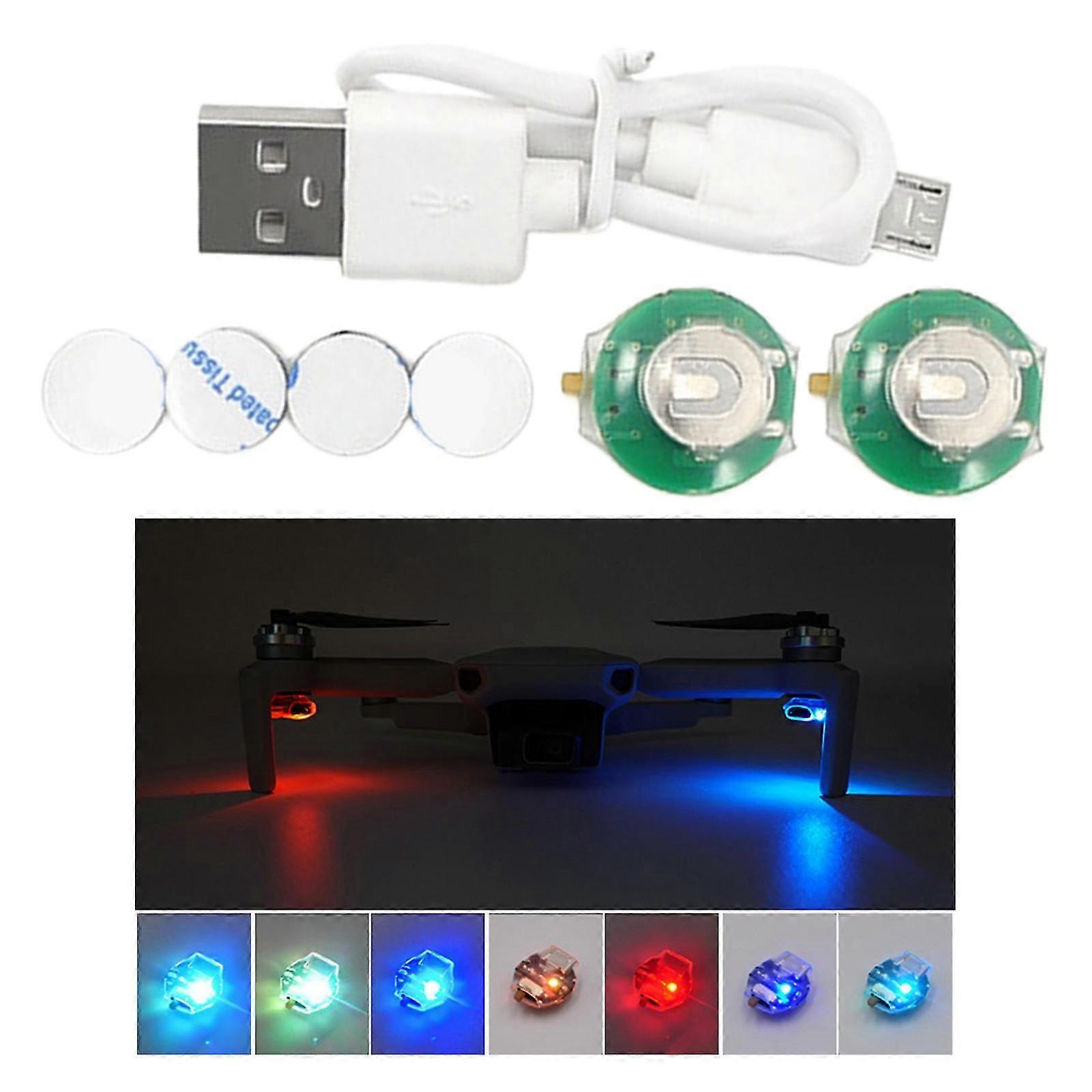 Drone Night Flying Led Warning Light Flashing Light For Dji Mavic Mini 2 2pcs