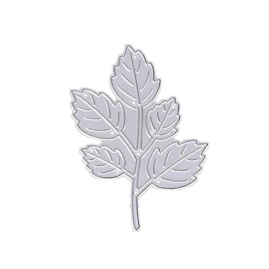 Leaves Leaf Cutting Dies Stencils Scrapbook Album Embossing DIY Card Paper Decor  Silver M