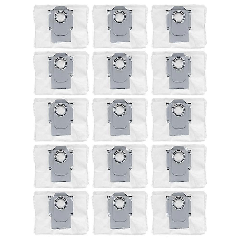 15pcs Dust Bag For Xiaomi Roborock Q7 Max / Q7 Max+ / T8 G10 Dust Bin