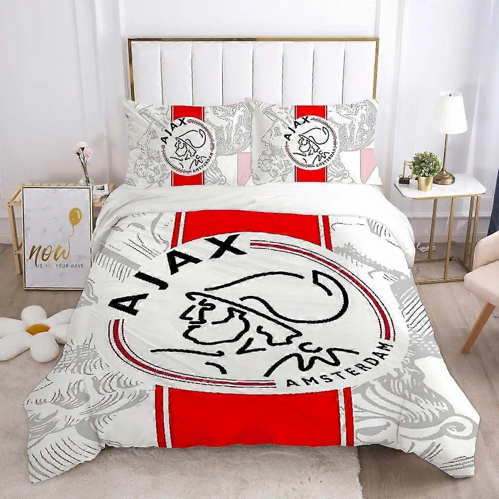 v317 סדינים כיסוי דוב שמיכה כפולה ערכות מצעים סט מצעים שמיכת FC A-ajaxs כיסוי שמיכת קווין ערכות שמיכת שמיכה ציפית שמיכה מועדון שמיכה 3 חלקים B