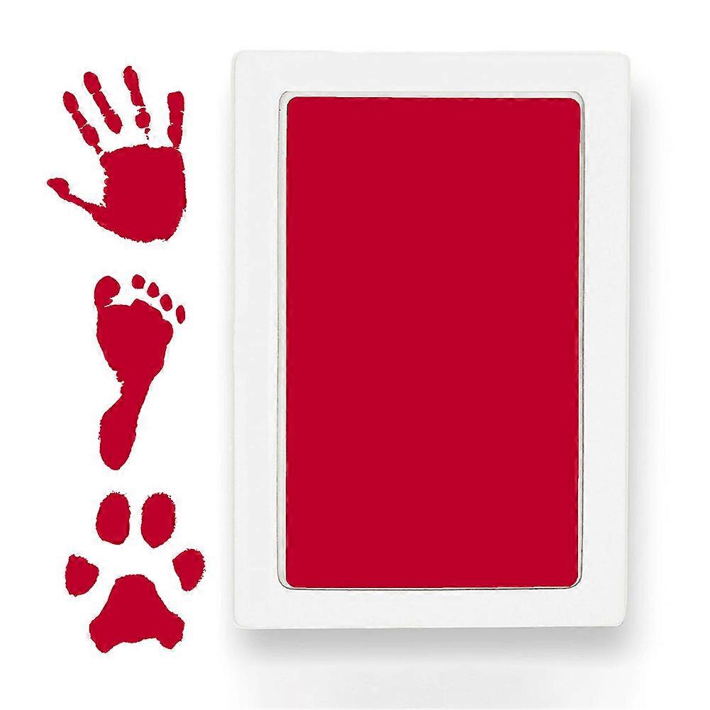 Footprint & Pet Paw Print Stamps with Wooden Frame - Baby & Pet Memorial Keepsake with Wash-Free Ink Pad for Birthdays & Anniversaries