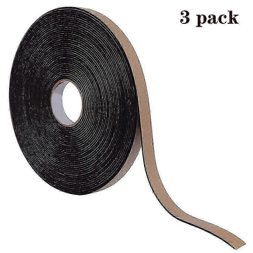 3 Pcs Adhesive Foam Weather Strip Seal For Window And Door