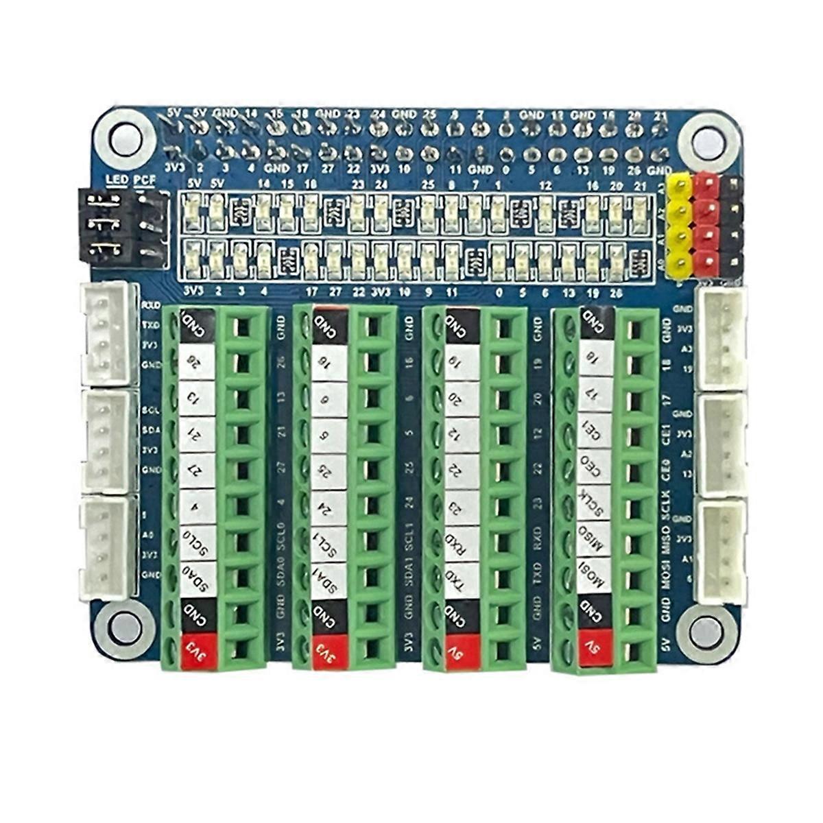 PCF8591 Expansion Board LED GPIO IO Test ADC/ Sensor Beginner Board for