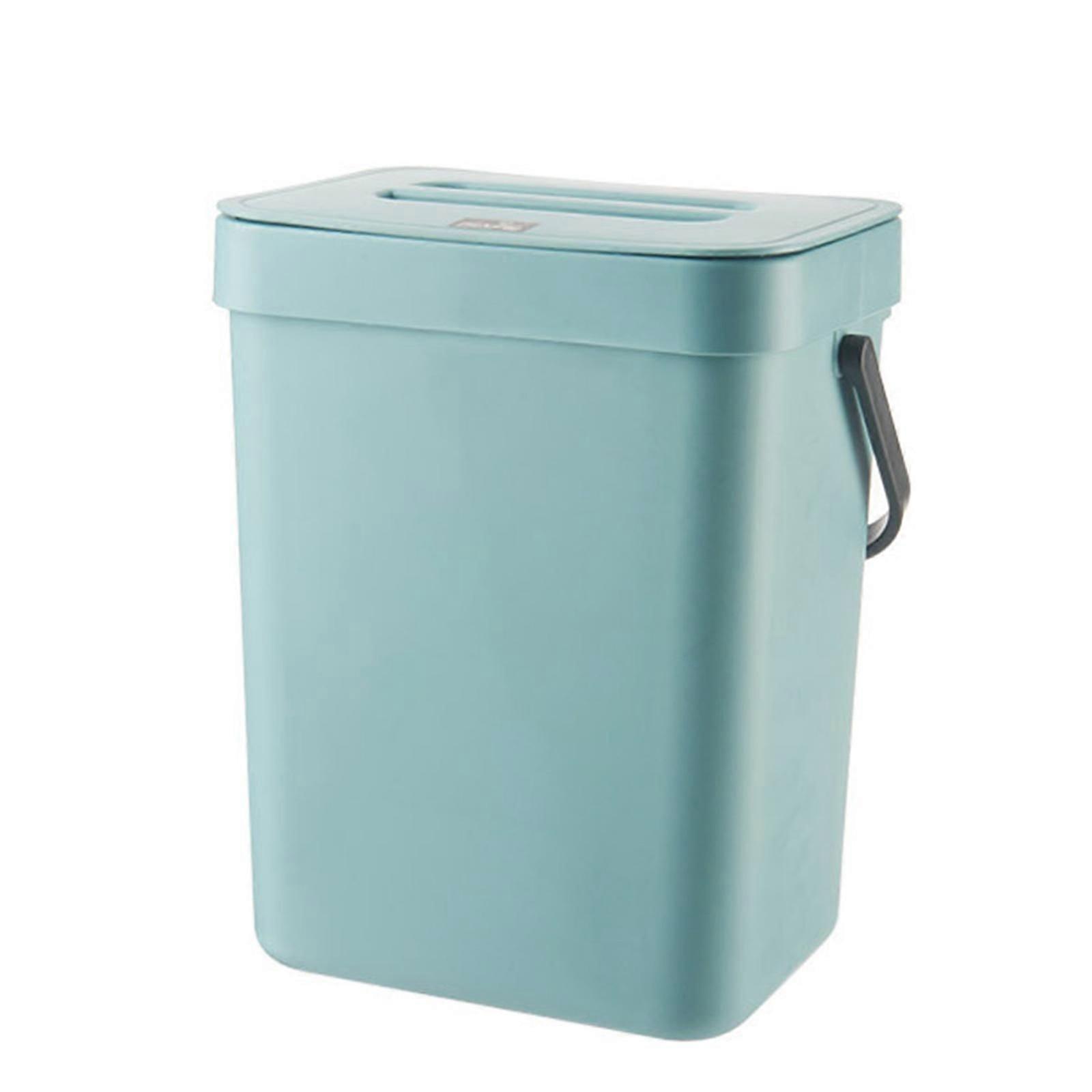 Push-top Trash Can Chef Hanging Automatic Returns Lid for Fruit Vegetable Pericarp