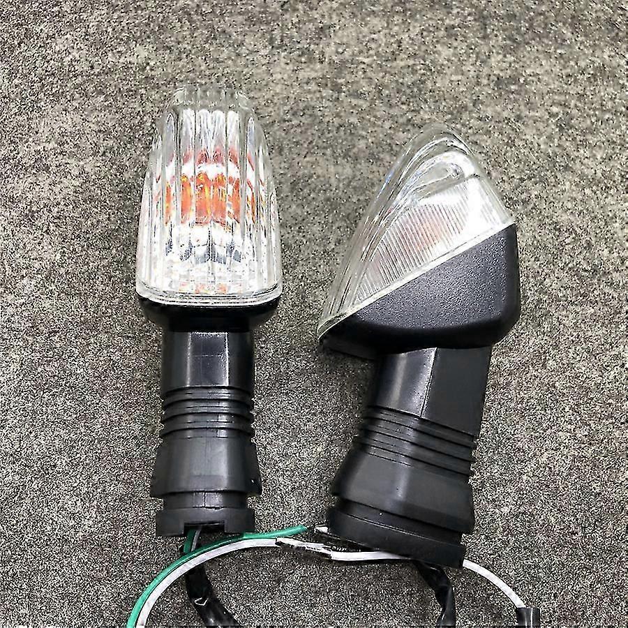 High qualityFor Kawasaki Ninja ZX-6R 1000 KLE 500/650 VERSYS Z750S KLR 650 2PCS Motorcycle Turn Signal Light Front Rear Indicator Flashers