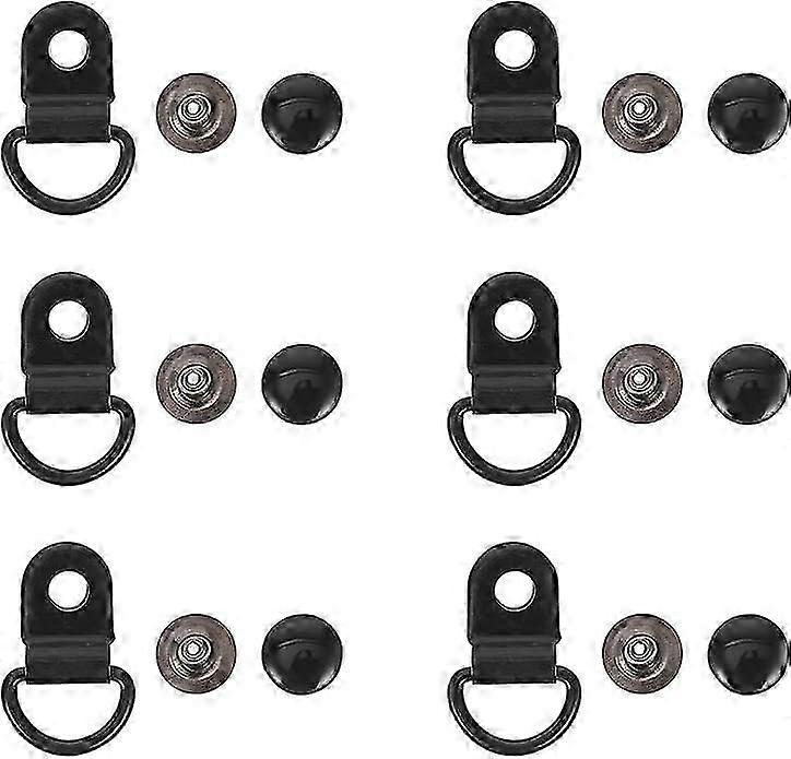 Fibbie per lacci, Accessori per lacci, Ganci per lacci Nero opaco