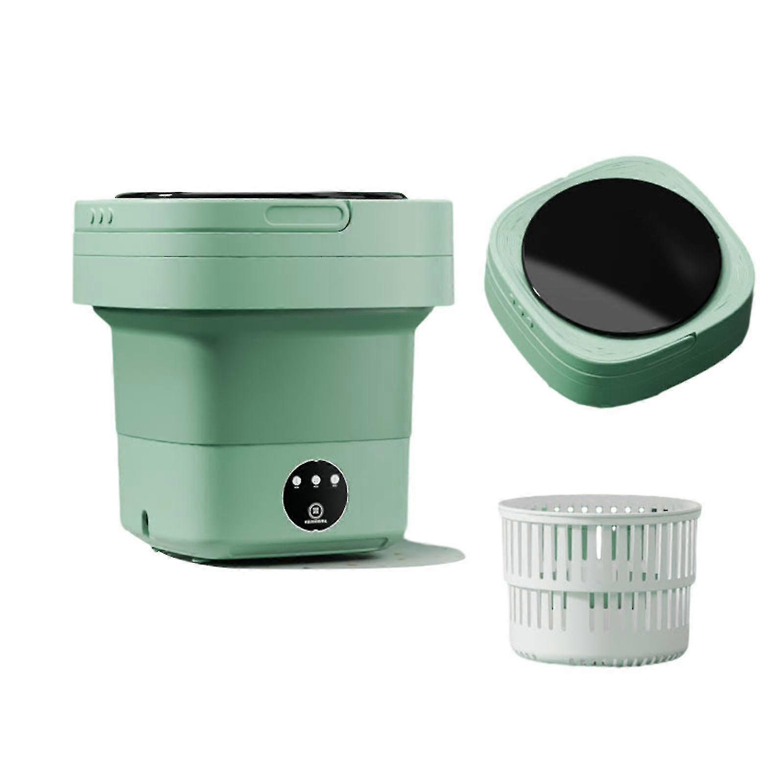 6.5L Foldable Portable Washing Machine Low-Noise Compact for Bathroom
