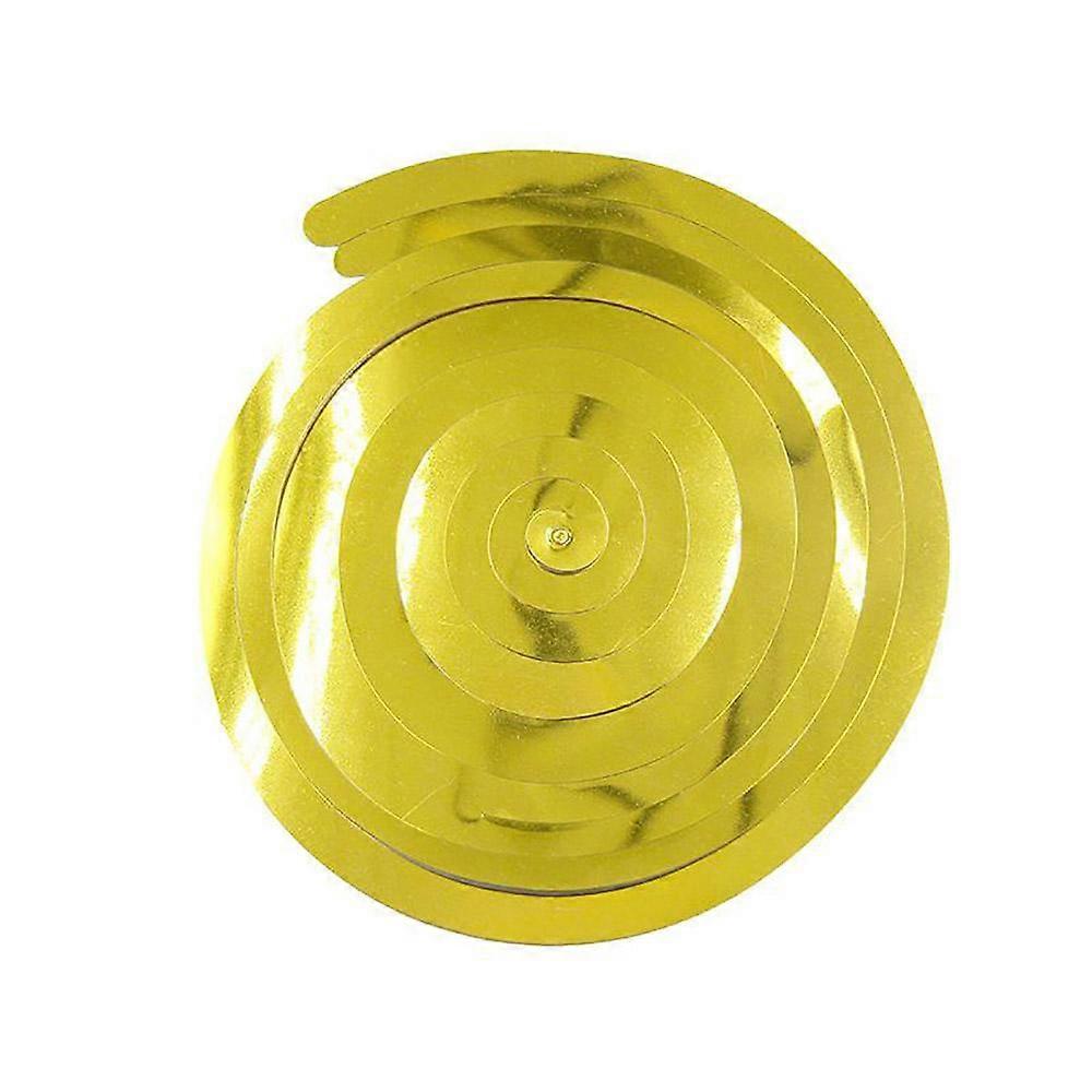 6Pcs/Pack Spiral Tassel With Shining Foil Plastic Hook Up Swirl Garland For Wedding Birthday Graduation Party Ceiling Wall Hanging Ornaments Decor