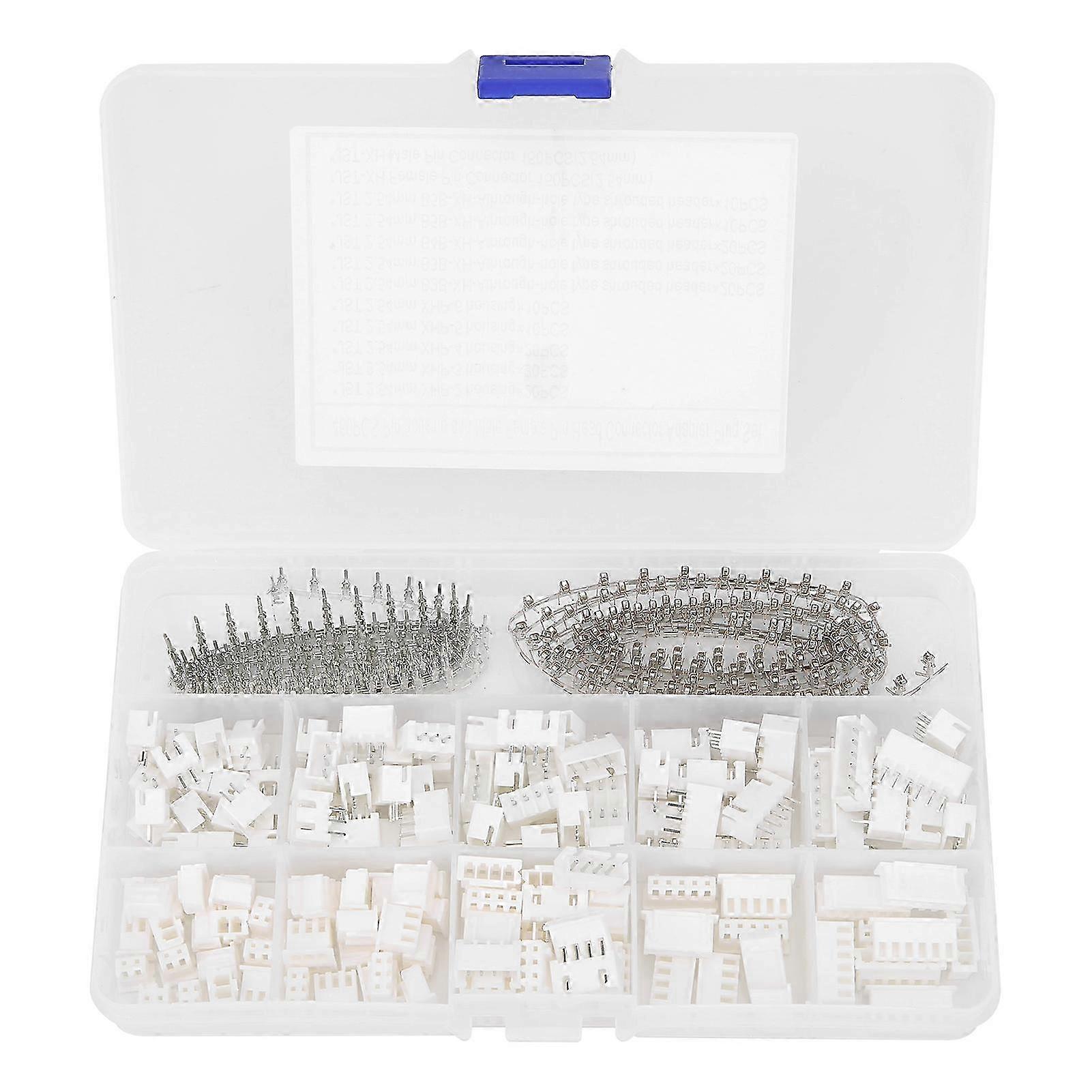 460 pçs / caixa JSTXH Fio Conector Macho Fêmea Conector Terminal 2/3/4/5 / 6PIN