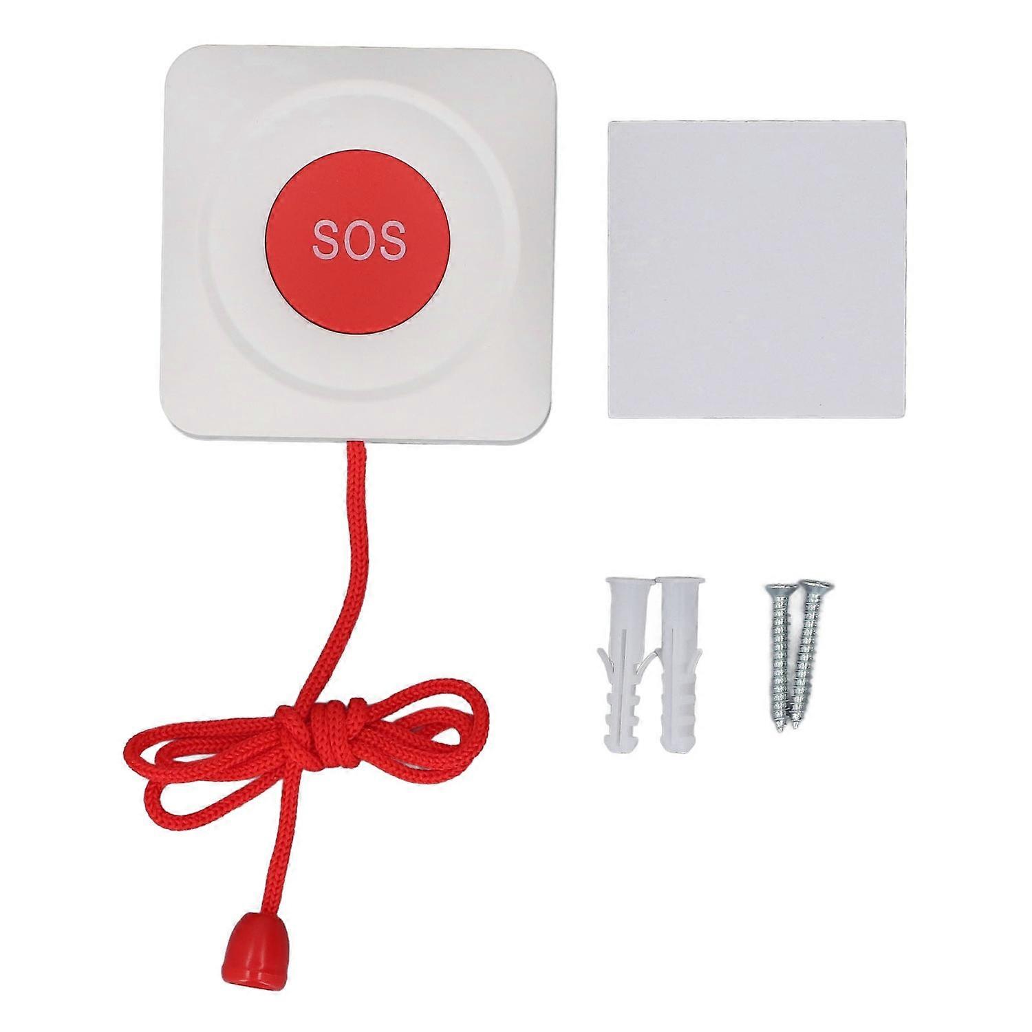 WiFi Wireless Caregiver Pager Call Button App Notification with Pull Cord Alert Button Water Resista