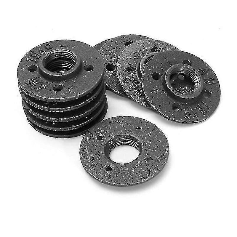 Lot 10pcs 1 "" Floor Floor Flange Threaded Flange Cast Iron Pipe Fitting Mohoo
