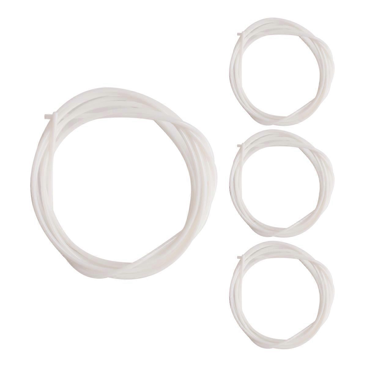 4pcs/set White Nylon Ukulele Strings Replacement Part for 21 inch 23 inch 26 inch Stringed Instrumen