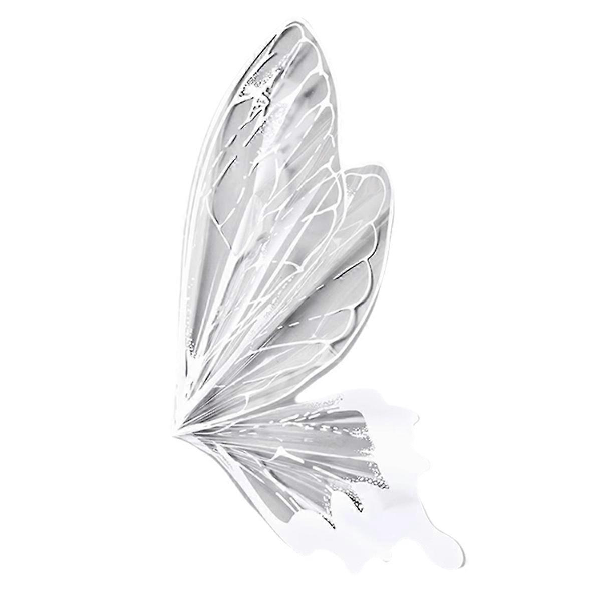 Bouquet Flower Wrapping Paper Butterfly Shaped Paper White
