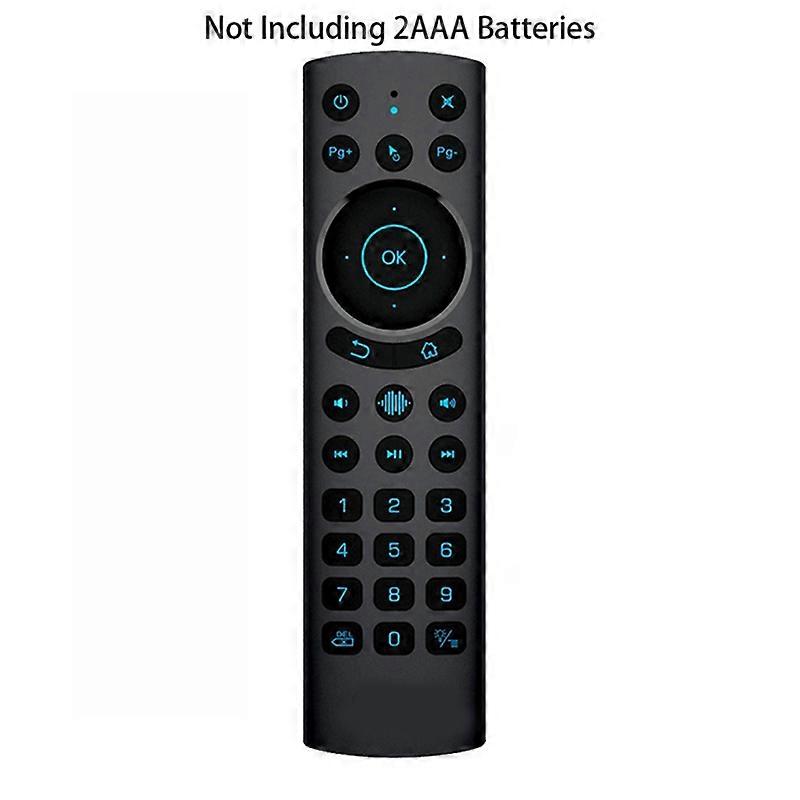 Wireless Voice Backlit Air Mouse Gyroscope IR Learning Remote Control