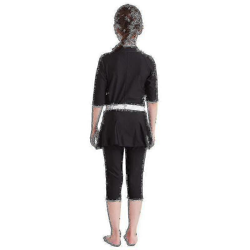 Girls Modest Burkini Swimwear Islamic Beachwear