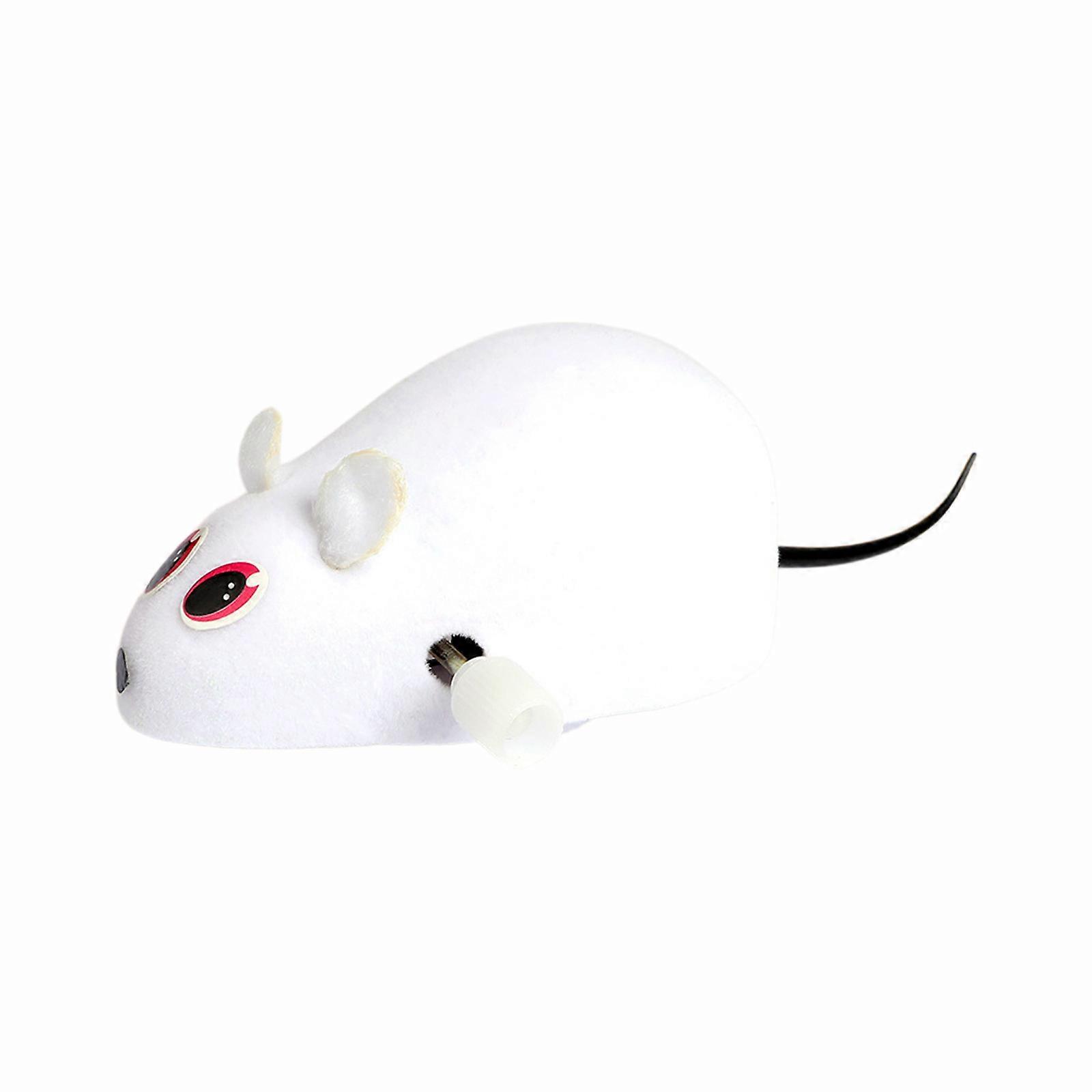 Down Simulation Mouse Toy For Cats Flocking Wind Up Clockwork Mouse Suitable For Cats To Relieve Boredom PUW0951
