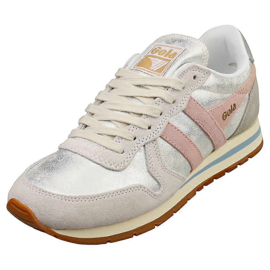 Gola Daytona Blaze 银色女式时尚运动鞋