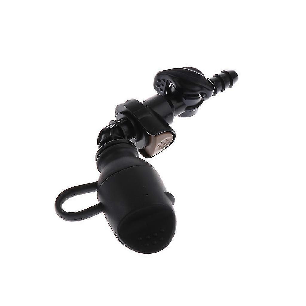 Water Bag Hydration Pack Bite Valve Nozzle Bladder Black 7.5x7cm 90 Degree