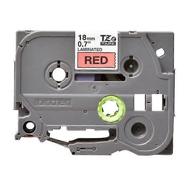 Brother P-TOUCH TZE-441 laminated label tape black on red 18mm