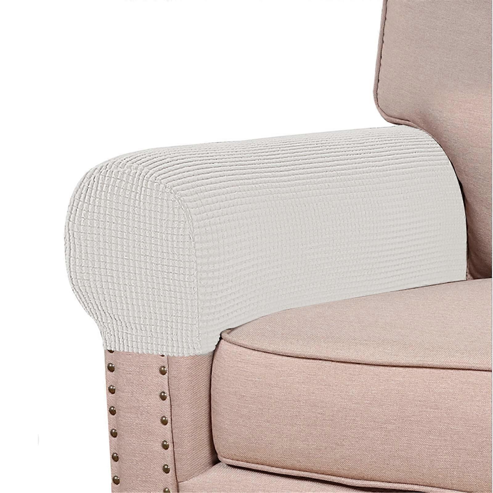 "Stretch Spandex Armrest Covers for Chairs and Couch, 2-Pack, Durable, Soft, Universal Fit, Easy to Clean"