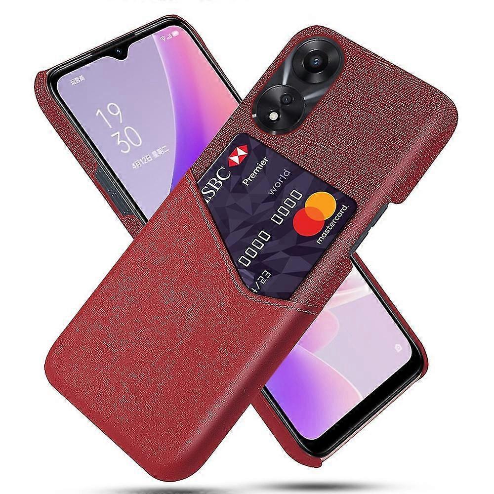 For Oppo A58 5g Cloth Texture Drop-proof Phone Case