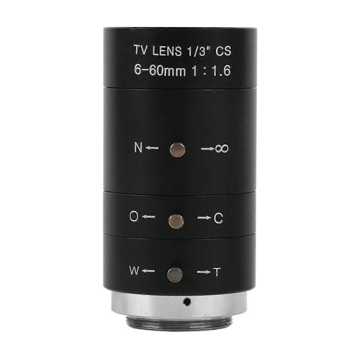 Lab Microscope Accessories 14MP 1080P Digital Industrial Video Microscope Camera 6-60mm Lens(C)