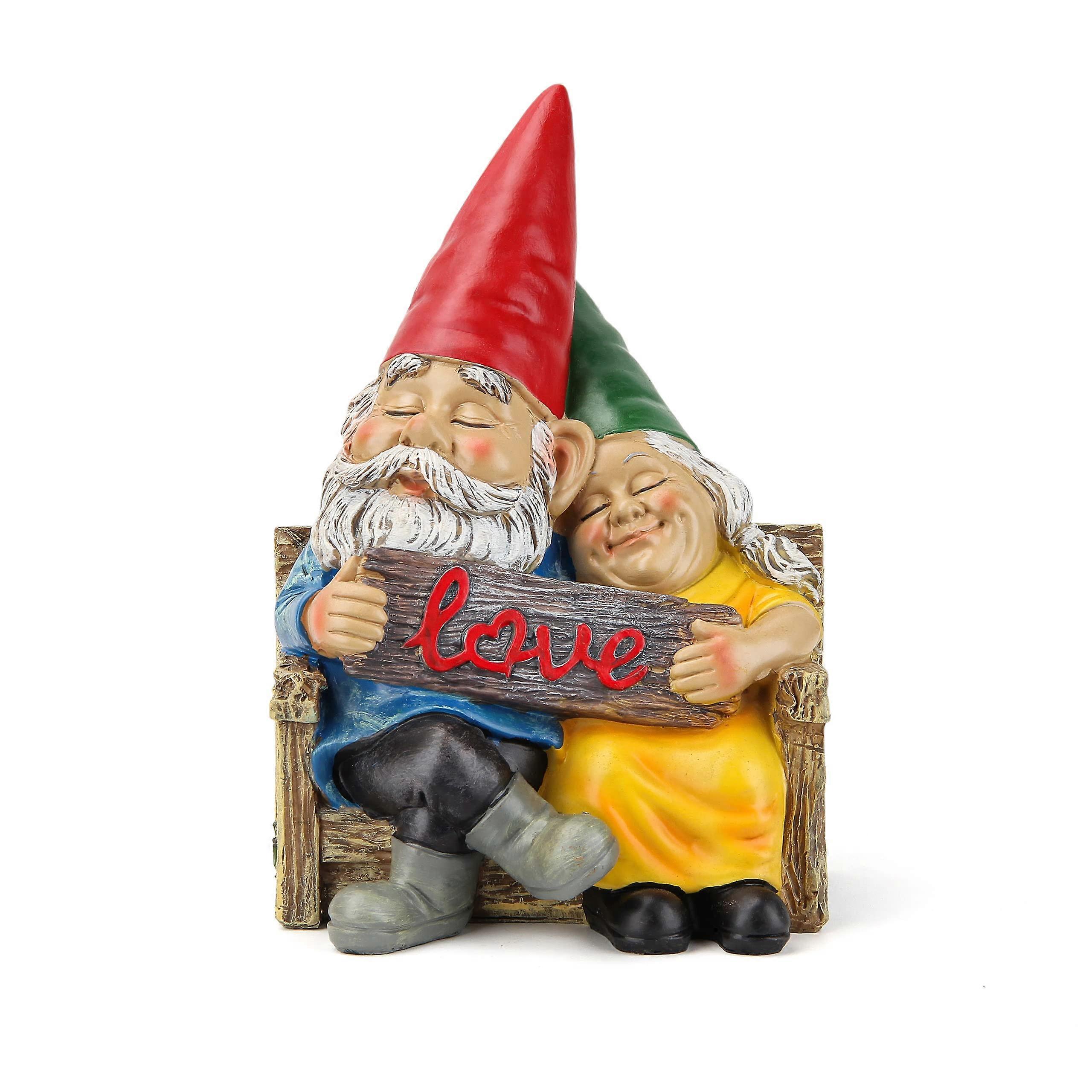Open Decor Statue, Double Patiary Grass Garden Open Decoration in Love Dwarves