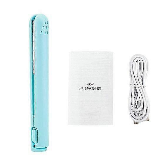 Mini fer à friser portable rechargeable USB à double usage pour un coiffage lisse et sûr