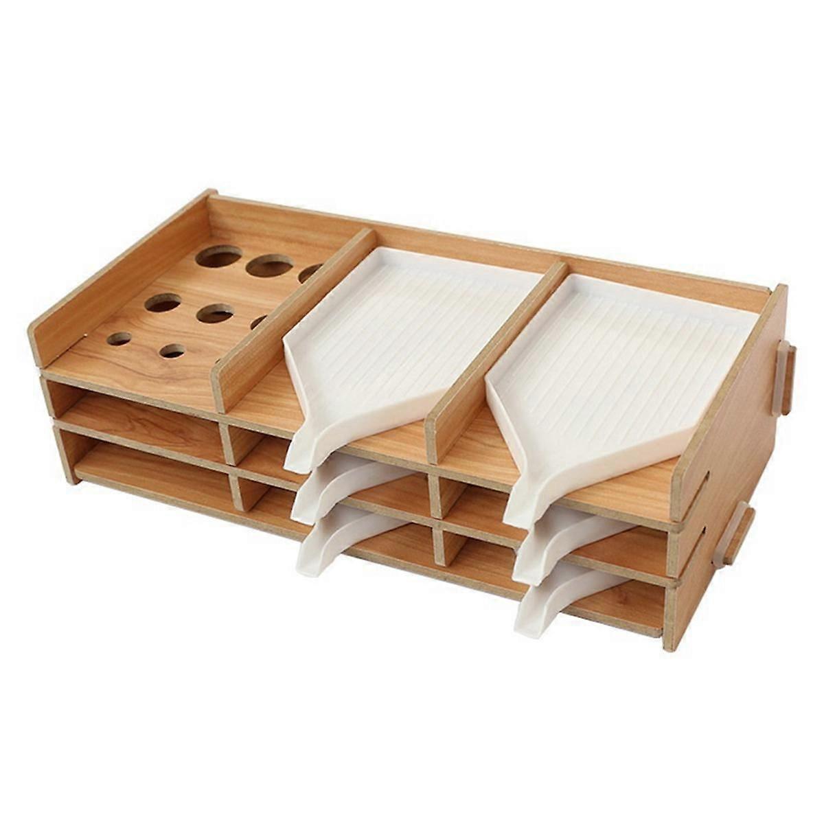 5DDIYDiamondMulti-LayerRackPaintingToolStorageTrayDrillingPenOrganizerEmbroideryParts-Style1,9Grids