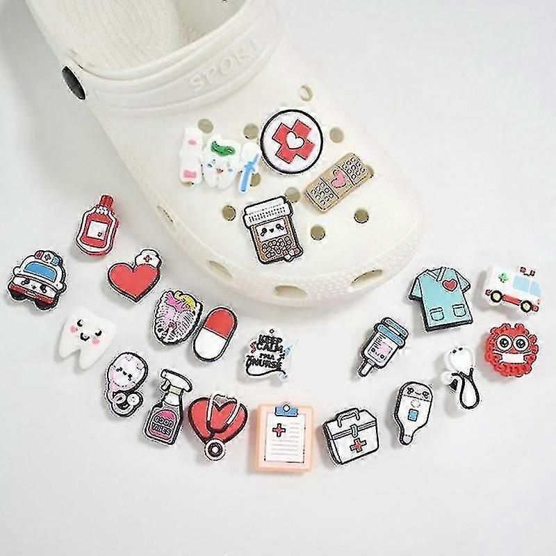 10pcs chaussure breloques chaussure boucle décorations ajustement Croc bracelet