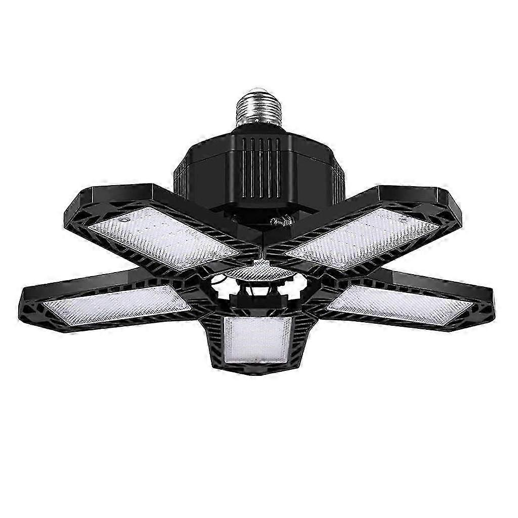 Deformable LED Garage Ceiling Light for Workshop Shop, Adjustable Utility Lighting Fixture Bulb