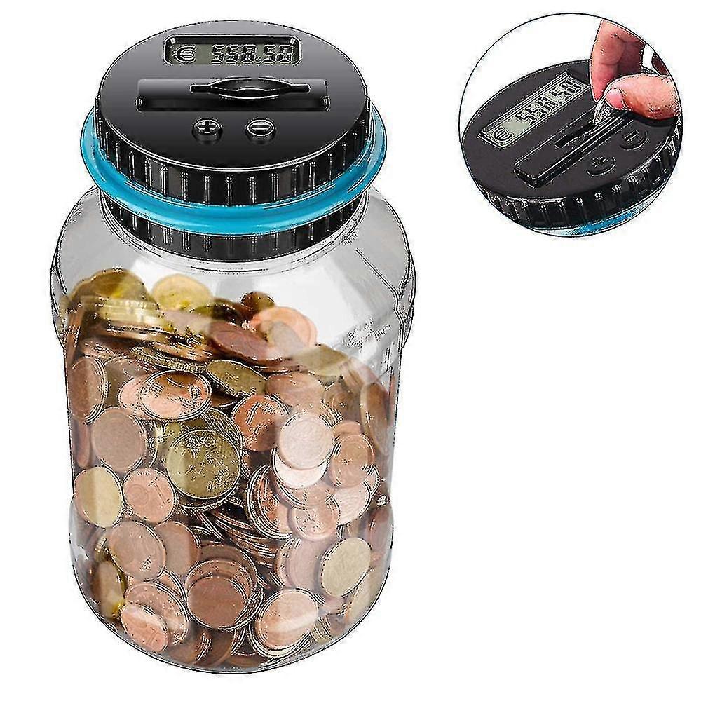 Digital Counting My Jar,big Piggy Bank,piggy Bank For Jar,holds Over In 800,ed Kids,piggy Bank Digital Counting Bank,my Saving