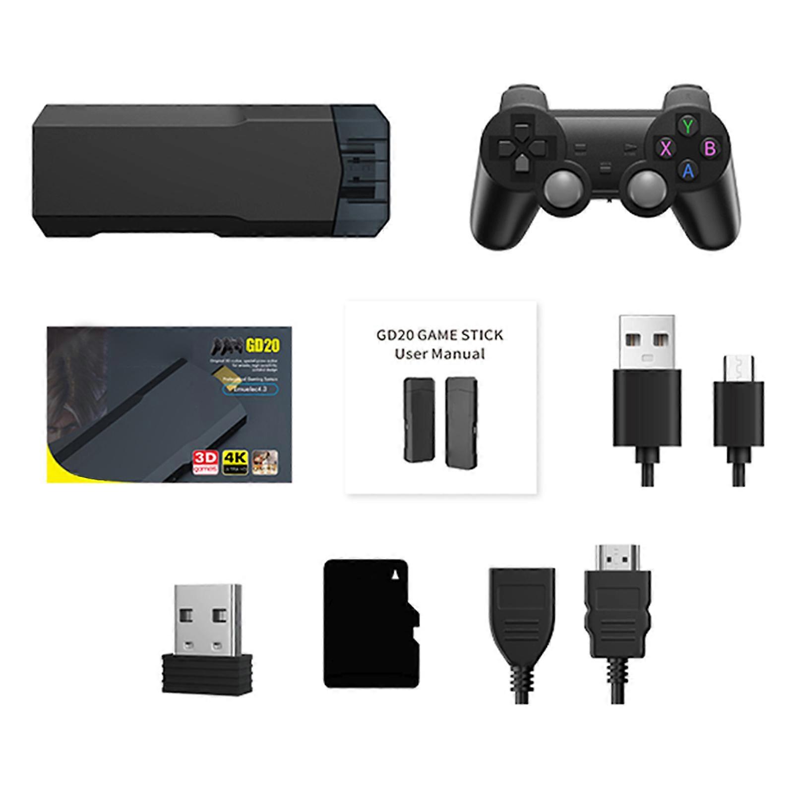 Game Stick 2.4G Wireless Controller HD Video Game Console 4k HD Video Game Console 128G