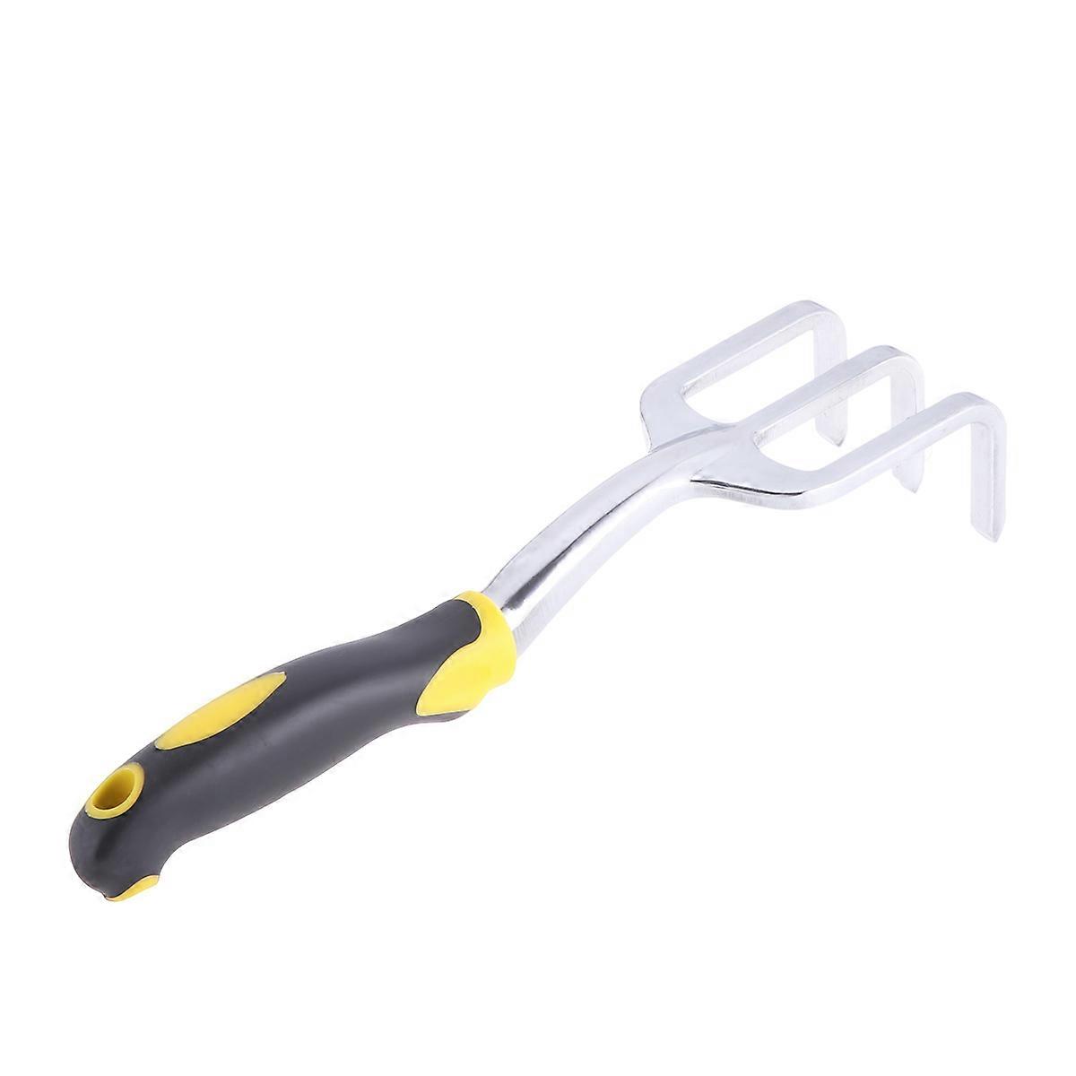 Garden Rake Tool, Ergonomically Designed, Aids in Various Gardening Activities