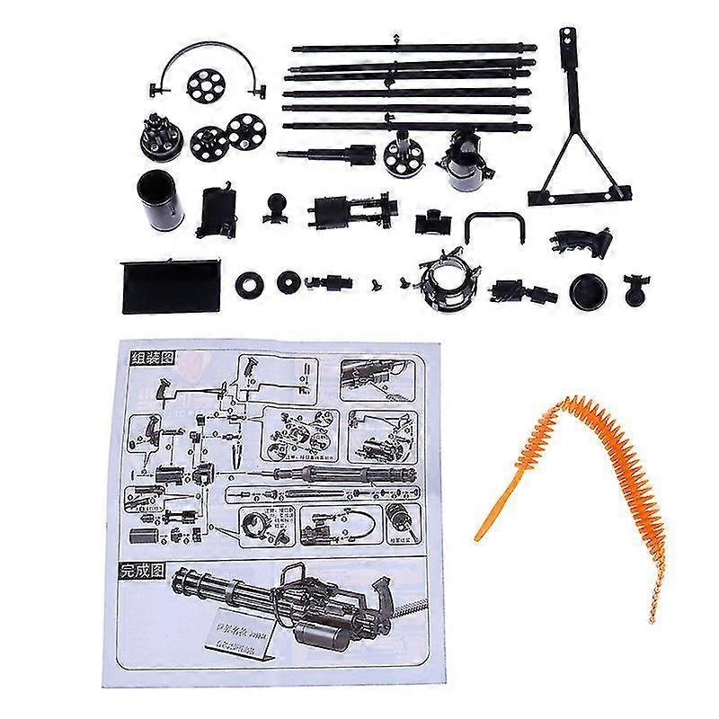 1:6 דמויות פעולה M134 גאטלינג מיניאקדח T800 מקלע כבד דגם צעצוע מתנה