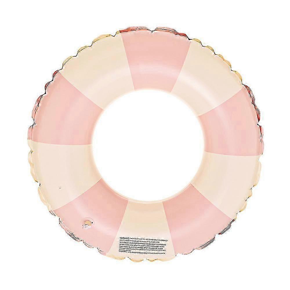 Kids Striped Swimming Circle Pool Floats Inflatable Swimming Ring For Pool Party
