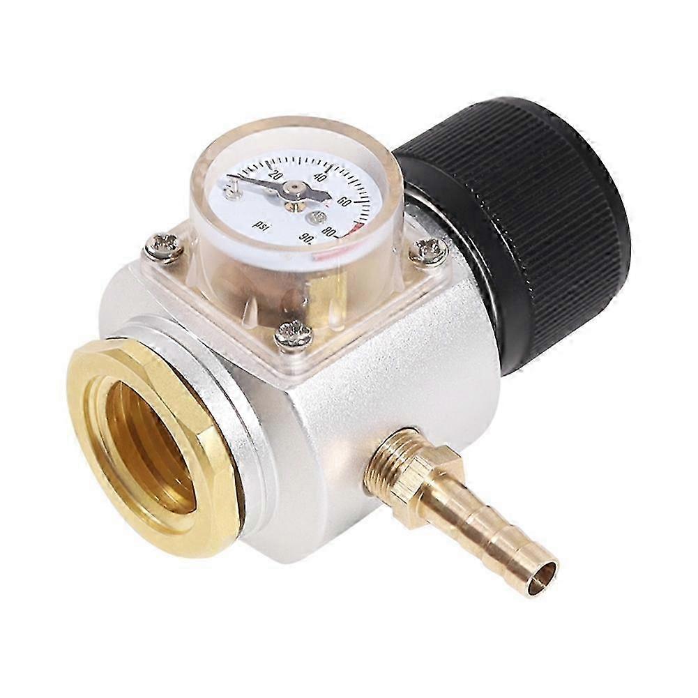 Mini CO2 Regulator for Aquarium Plants & Homebrew Beer, Compact Gas Pressure Controller with Precise Adjustment