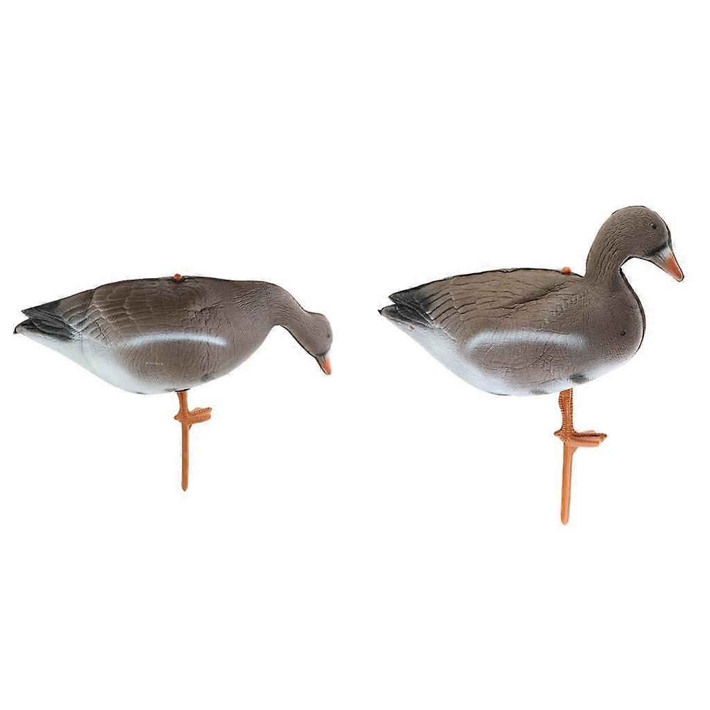2 Stück Vivid Foam Goose Jagd Köder Vogelscheuche Schießen Köder Repeller