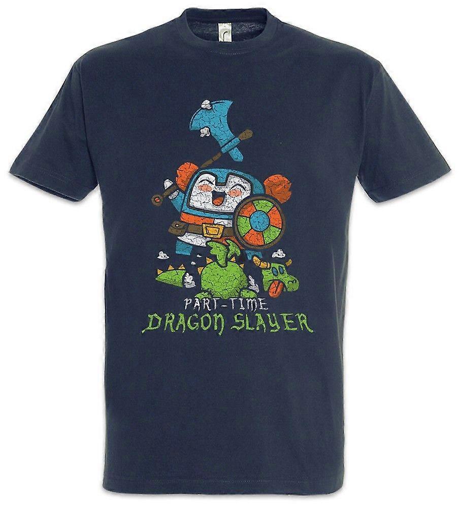 Tričko s drakobijcem na částečný úvazek s perem a papírem Geek Nerd RPG MMORPG LARP Gamer Fun velikost S-2XL TES1500