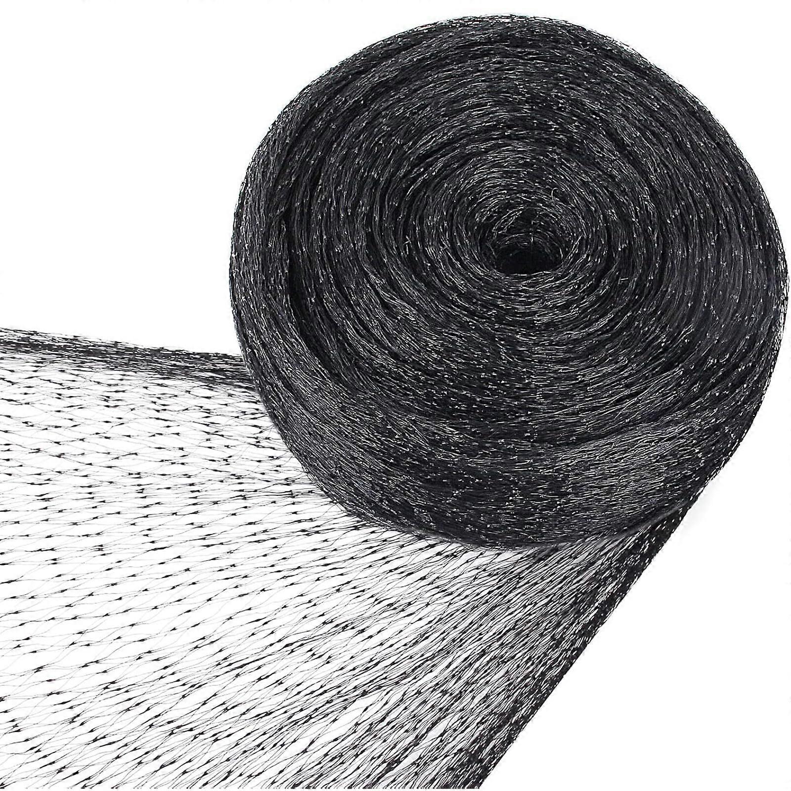 Bird Protection Net 10 x 2 m, Large Garden Net, Tight-Mesh Black Netting For Fruit, Vegetables, Fruit Trees