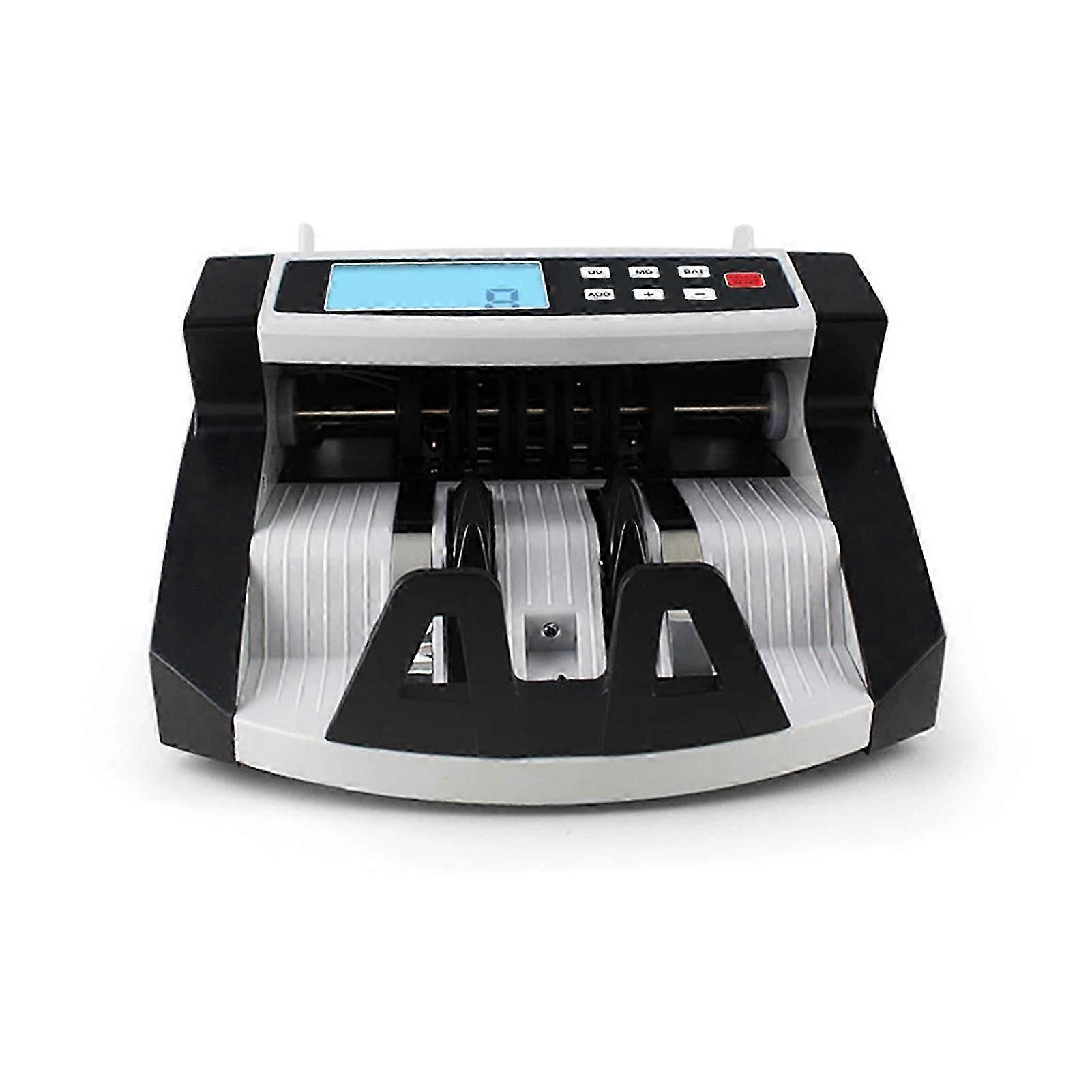 Automatic Multi-currency Cash Banknote Money Bill Counter Counting Machine Lcd Display With Uv Mg Counterfeit Detector For Euro Us Dollar Aud Pound