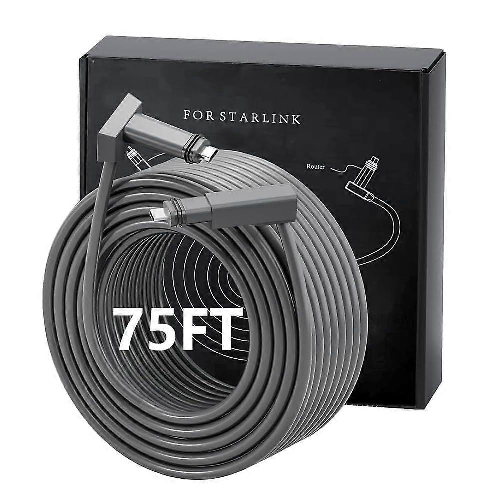 Starlink Cable Gen 2(75FT), for Rectangular Satellite 2 Extension Accessories,Waterproof Replacement Standard V2 Cord