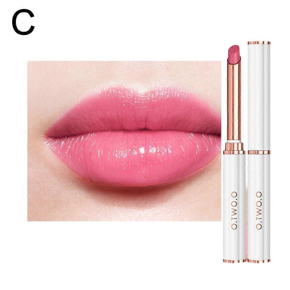 03# Raspberry Red (C) $O.TWO.O Soothing Color Changing Lip Balm Hydrating Moisturizing Lipstick Lip Care Color Changing Lip Balm SC052