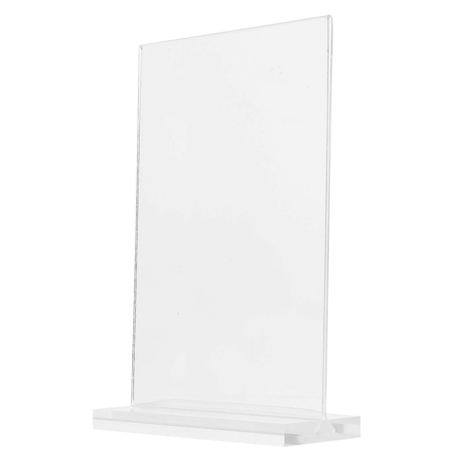 6Pcs Transparent Acrylic Flyer Holders for Practical Display Use
